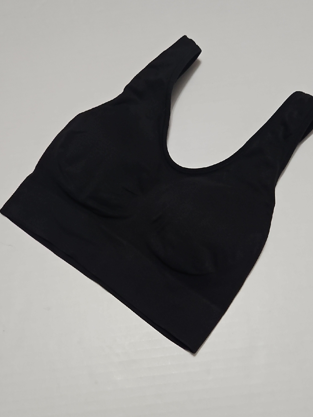 Joyspun Seamless Black Comfort Bralette - Women Intimates Sports Bra Size S